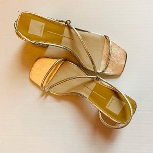 Dolce Vita Zuzi Gold Strappy Sandals